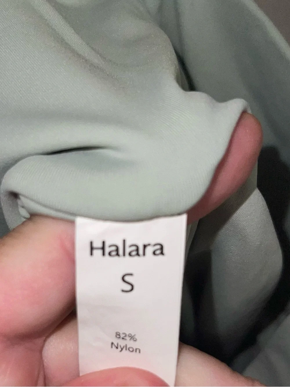 HALARA High-Waist Athletic Shorts - Pale Mint